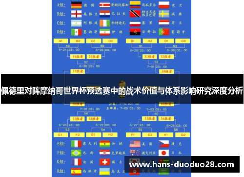 佩德里对阵摩纳哥世界杯预选赛中的战术价值与体系影响研究深度分析